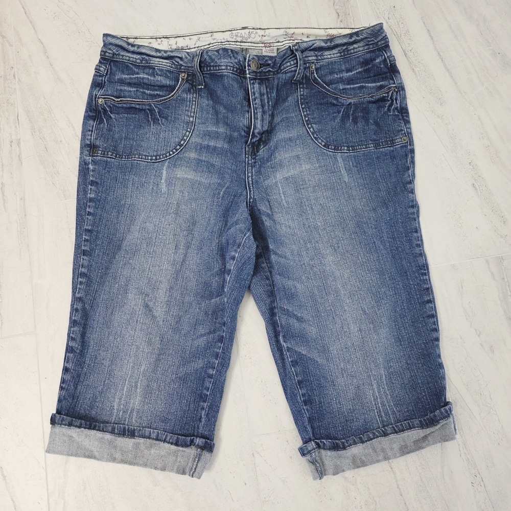 Gitano Blue Denim Women's Bermuda Shorts